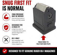 Load image into Gallery viewer, Ruger 10/22 Magazine Base Plate Grip installed