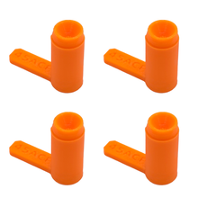Load image into Gallery viewer, 9mm, 45 ACP, and .380 Chamber Flags (4-Pack) – Bright Safety Indicators for Handguns &amp; Pistols