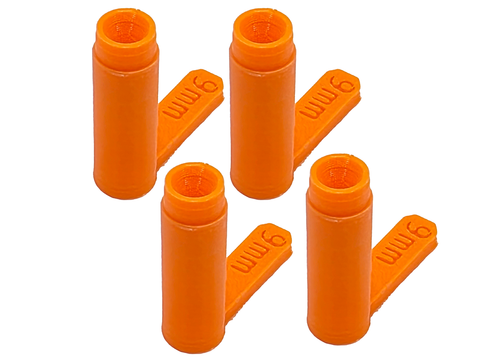 9mm, 45 ACP, and .380 Chamber Flags (4-Pack) – Bright Safety Indicators for Handguns & Pistols